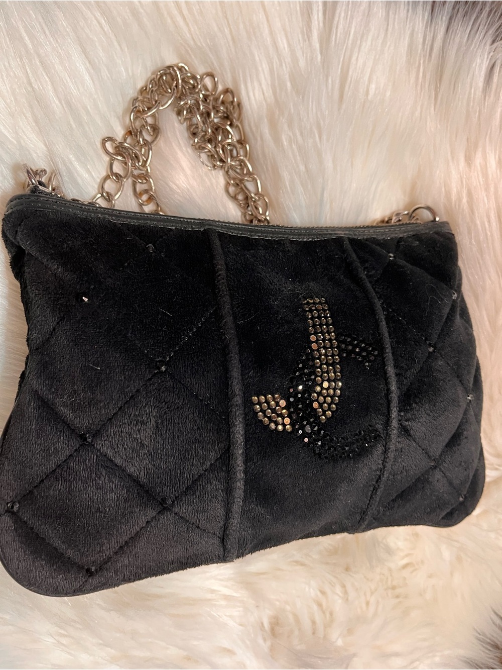 Juicy Couture Velour Crossbody Bag 2012